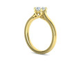 Сердце Помолвочное кольцо 4 зубца Half Carat Stone 25142