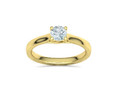 Сердце Помолвочное кольцо 4 зубца Half Carat Stone 25142