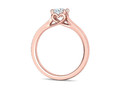 Сердце Помолвочное кольцо 4 зубца Half Carat Stone 25142