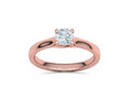 Сердце Помолвочное кольцо 4 зубца Half Carat Stone 25142