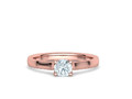 Сердце Помолвочное кольцо 4 зубца Half Carat Stone 25142