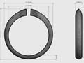 Набор из Eight Solitaire Ring 45366