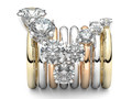Набор из Eight Solitaire Ring 45366