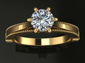 Помолвочное кольцо Solitaire 6 Prong Bead Gallery 177212