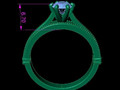 Помолвочное кольцо Solitaire 6 Prong Bead Gallery 177212