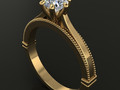 Помолвочное кольцо Solitaire 6 Prong Bead Gallery 177212