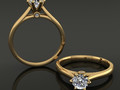 Помолвочное кольцо Solitaire 6 Prong Diamond Gallery 177215
