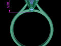 Помолвочное кольцо Solitaire 6 Prong Diamond Gallery 177215