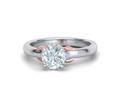 1ct Цветочное помолвочное кольцо Solitaire design 113983
