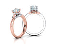 1ct Цветочное помолвочное кольцо Solitaire design 113983