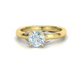 1ct Цветочное помолвочное кольцо Solitaire design 113983