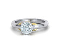 1ct Цветочное помолвочное кольцо Solitaire design 113983