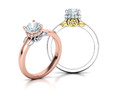 1ct Цветочное помолвочное кольцо Solitaire design 113983