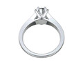 Помолвочное кольцо Формат файла STL готов к CC80Tin для 94785