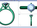 Помолвочное кольцо Solitaire CAD Design CC119 116033