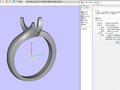 Помолвочное кольцо Solitaire Diamond Ring STL CAD File CC96 116034