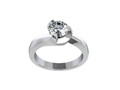 Помолвочное кольцо Solitaire Diamond Ring STL CAD File CC96 116034