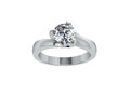 Помолвочное кольцо Solitaire Diamond Ring STL CAD File CC96 116034