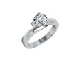 Помолвочное кольцо Solitaire Diamond Ring STL CAD File CC96 116034