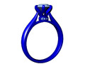 Помолвочное кольцо Solitaire Ring CAD STL File CC105 116035