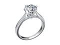 Помолвочное кольцо Solitaire Ring CAD STL File CC105 116035