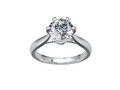 Помолвочное кольцо Solitaire Ring CAD STL File CC105 116035