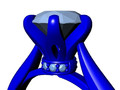 Помолвочное кольцо Solitaire Ring CAD STL File CC105 116035