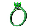 Помолвочное кольцо Solitaire Ring CAD STL File CC105 116035