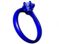 Помолвочное кольцо Solitaire Ring CAD STL File CC105 116035