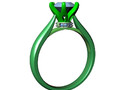 Помолвочное кольцо Solitaire Ring CAD STL File CC105 116035