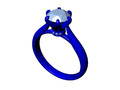 Помолвочное кольцо Solitaire Ring CAD STL File CC105 116035