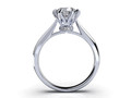 Помолвочное кольцо Solitaire Ring CAD STL File CC105 116035