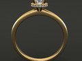 Помолвочное кольцо Solitaire Diamond Basket Gallery 177221