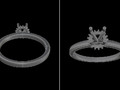 Помолвочное кольцо Solitaire Diamond Basket Gallery 177221