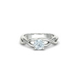 Классическое помолвочное кольцо Solitaire Crossover Ring model 149832