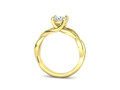 Классическое помолвочное кольцо Solitaire Crossover Ring model 149832