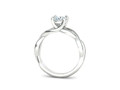 Классическое помолвочное кольцо Solitaire Crossover Ring model 149832