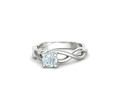 Классическое помолвочное кольцо Solitaire Crossover Ring model 149832