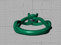 Классическое помолвочное кольцо Solitaire Crossover Ring model 149832