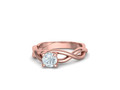 Классическое помолвочное кольцо Solitaire Crossover Ring model 149832