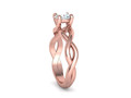 Классическое помолвочное кольцо Solitaire Crossover Ring model 149832