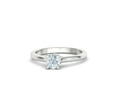 Помолвочное кольцо Four Prong Crossover Solitaire 5mm Stone 134986