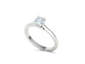 Помолвочное кольцо Four Prong Crossover Solitaire 5mm Stone 134986