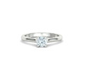 Помолвочное кольцо Four Prong Crossover Solitaire 5mm Stone 134986