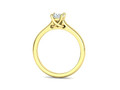 Помолвочное кольцо Four Prong Crossover Solitaire 5mm Stone 134986