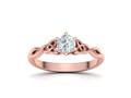 помолвочного кольца Celtic Knot Уникальный дизайн 74059