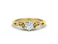 помолвочного кольца Celtic Knot Уникальный дизайн 74059