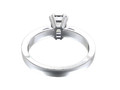 Помолвочное кольцо с бриллиантом Radiant Shape CAD Design CC118 115532