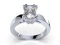 Помолвочное кольцо с бриллиантом Radiant Shape CAD Design CC118 115532