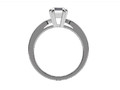 Помолвочное кольцо с бриллиантом Radiant Shape CAD Design CC118 115532